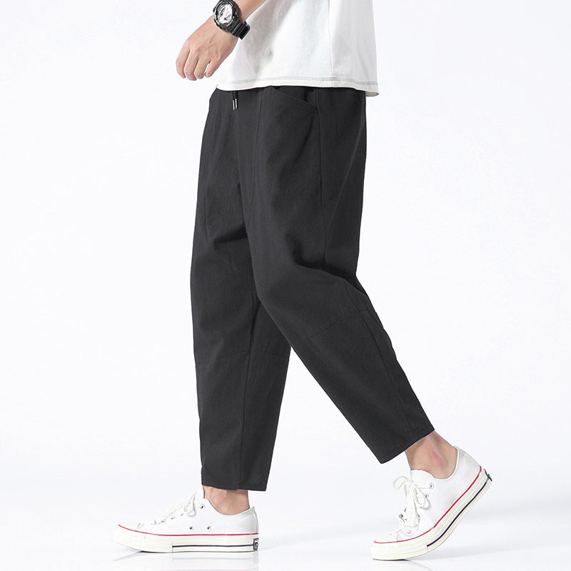 Harlan men's cropped harem pants, view 6