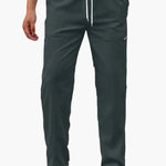 Reggie men's straight leg drawstring joggers in Anthracite, view 6