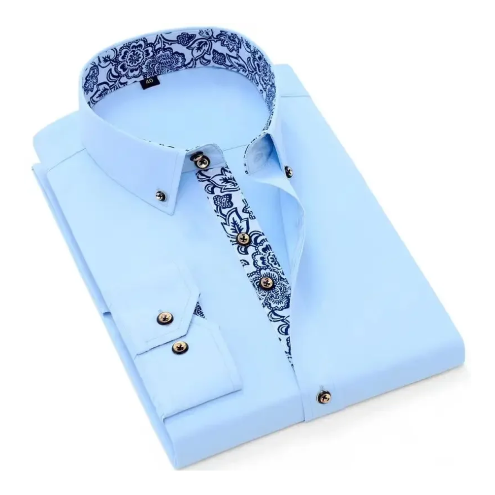 Rowan - Shirt with Contrast Piping