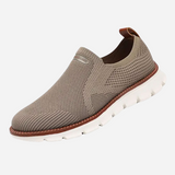 Caleb - Black Knit Slip-On Sneakers