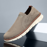 Caleb - Black Knit Slip-On Sneakers