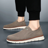 Caleb - Black Knit Slip-On Sneakers