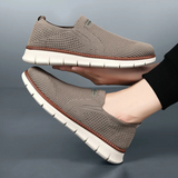 Caleb - Black Knit Slip-On Sneakers