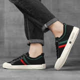 Maxime - Knit Sneakers with Contrast Stripes