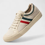 Maxime - Knit Sneakers with Contrast Stripes