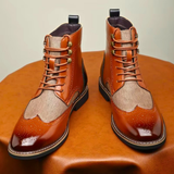 Owen - Brogue Lace-Up Boots