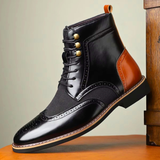 Owen - Brogue Lace-Up Boots