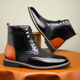 Owen - Brogue Lace-Up Boots