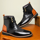 Owen - Brogue Lace-Up Boots