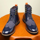 Owen - Brogue Lace-Up Boots