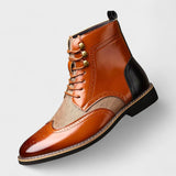 Owen - Brogue Lace-Up Boots