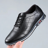 Vincent - Black Textured Casual Shoes