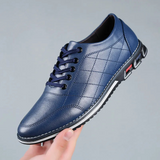 Vincent - Black Textured Casual Shoes
