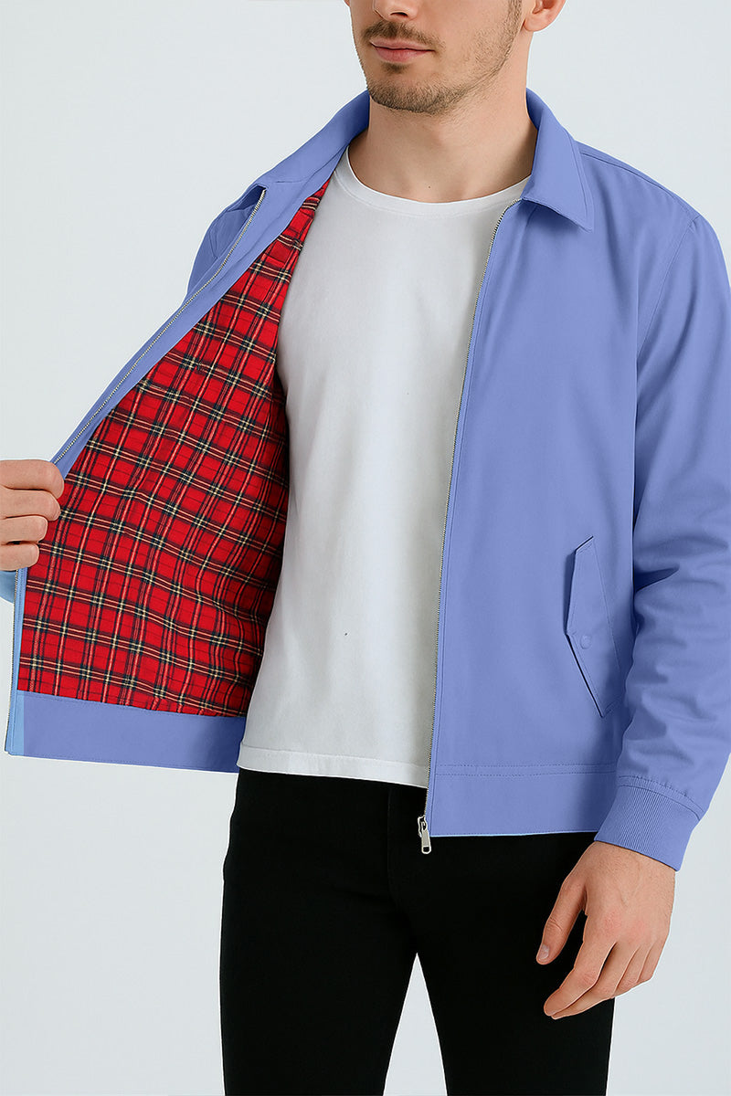 Marshall men's tartan harrington jacket, view 28