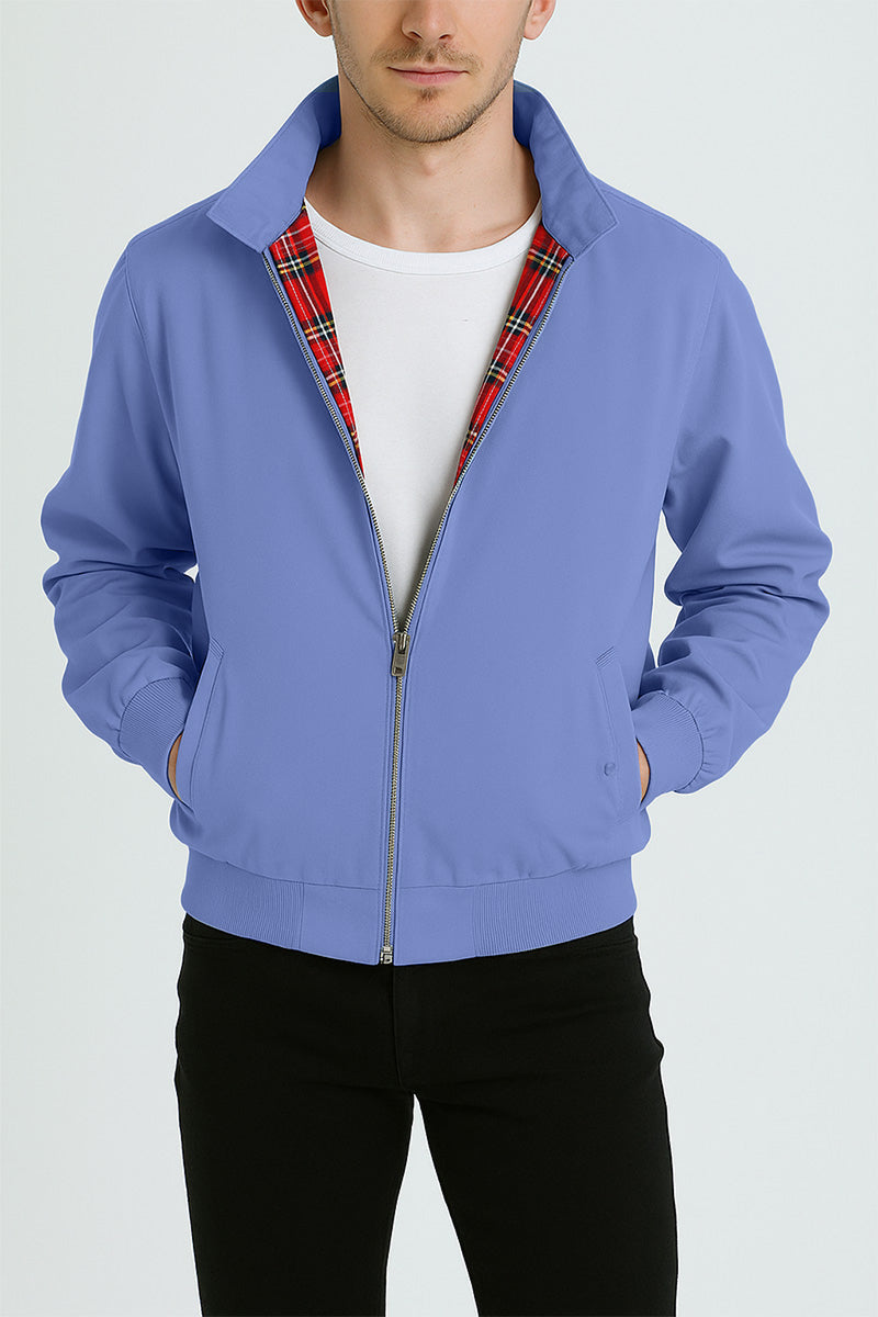 Marshall men's tartan harrington jacket, view 29