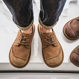 Cole - Brown Casual Lace-Up Shoes
