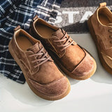 Cole - Brown Casual Lace-Up Shoes