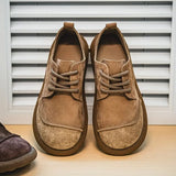 Cole - Brown Casual Lace-Up Shoes