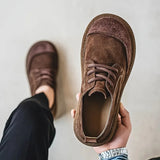 Cole - Brown Casual Lace-Up Shoes