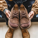 Cole - Brown Casual Lace-Up Shoes