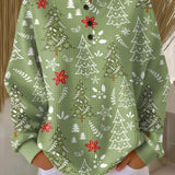 Ivy - Green Christmas Tree Sweater