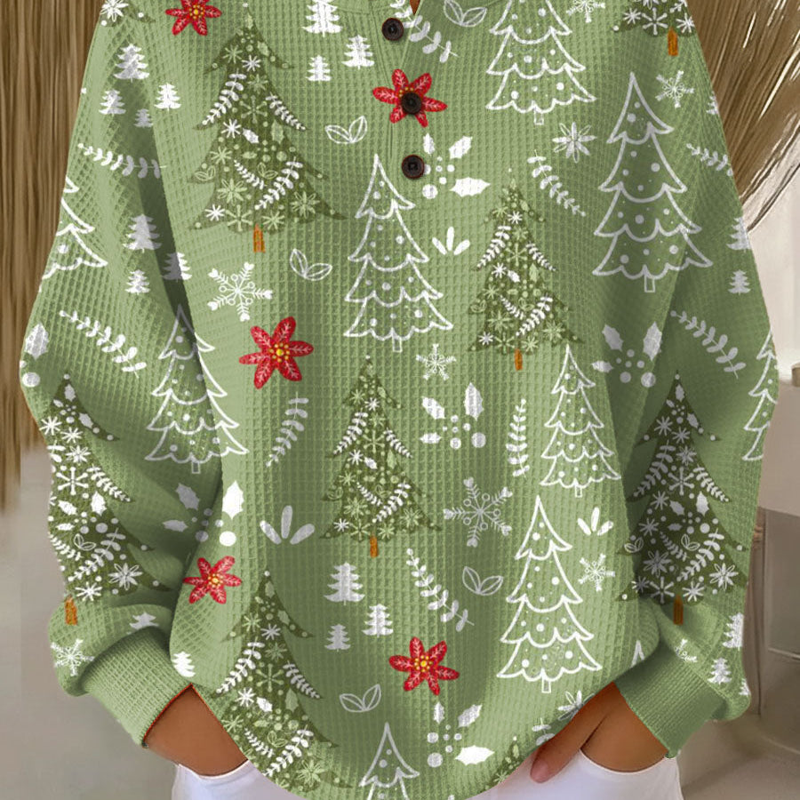 Ivy - Green Christmas Tree Sweater