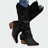 Rosalind - Suede Cowboy Boots