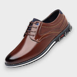 Simon - Brown Smart Lace-Up Shoes
