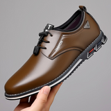 Philippe - Black Glossy Finish Derby Shoes