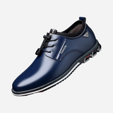 Philippe - Black Glossy Finish Derby Shoes