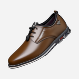 Philippe - Black Glossy Finish Derby Shoes