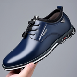 Philippe - Black Glossy Finish Derby Shoes