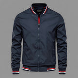 Kingsley men's urban bomber jacket, front view