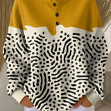 Opal - Mustard Yellow Polka Dot Top
