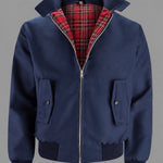 Marshall men's tartan harrington jacket, front view