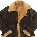 Dominic - Classic Aviator Jacket with Teddy Lining