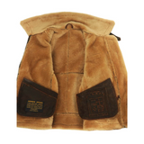 Dominic - Classic Aviator Jacket with Teddy Lining