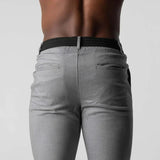 Lorne men's slim fit stretch chino pants, view 8
