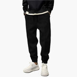Tanner men's tapered leisure joggers in Black, view 6