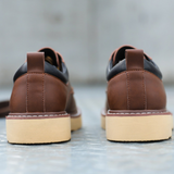 Gavin - Black Retro Lace-Up Shoes