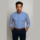 Landon - Striped Shirt