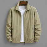 Rocco men's transitional jacket in Khaki, front view