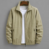 Rocco men's transitional jacket in Khaki, front view