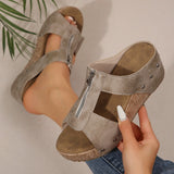 Gabrielle - Stylish Wedge Sandals