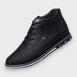 Charles - Black High-Top Casual Shoes