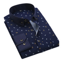 Navy with Anchor Print