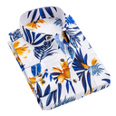 White with Tropical Print