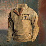 Wayne - Ranch-Style Half-Zip Sweatshirt