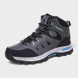 Mathis - Black High-Top Hiking Boots