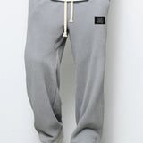 Pierce men's waffle texture drawstring pants in Grey, view 3